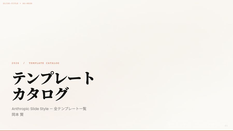 Anthropic風の版面
